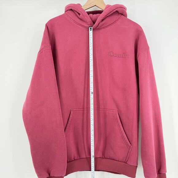 Comfrt Set Berry Minimalist L Hoodie Sweatpants Aesthetic Weighted Loungewear - Picture 11 of 12